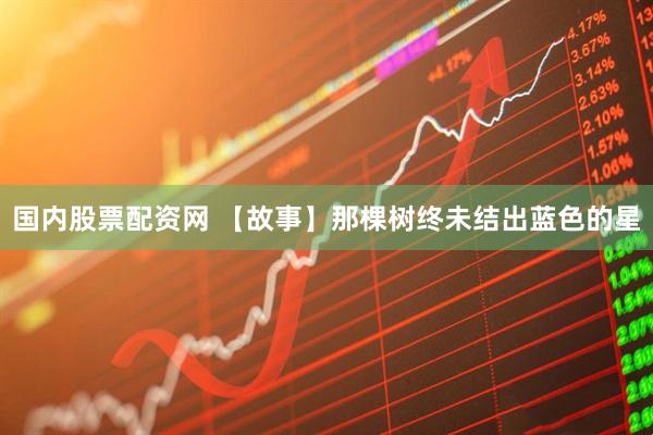 国内股票配资网 【故事】那棵树终未结出蓝色的星